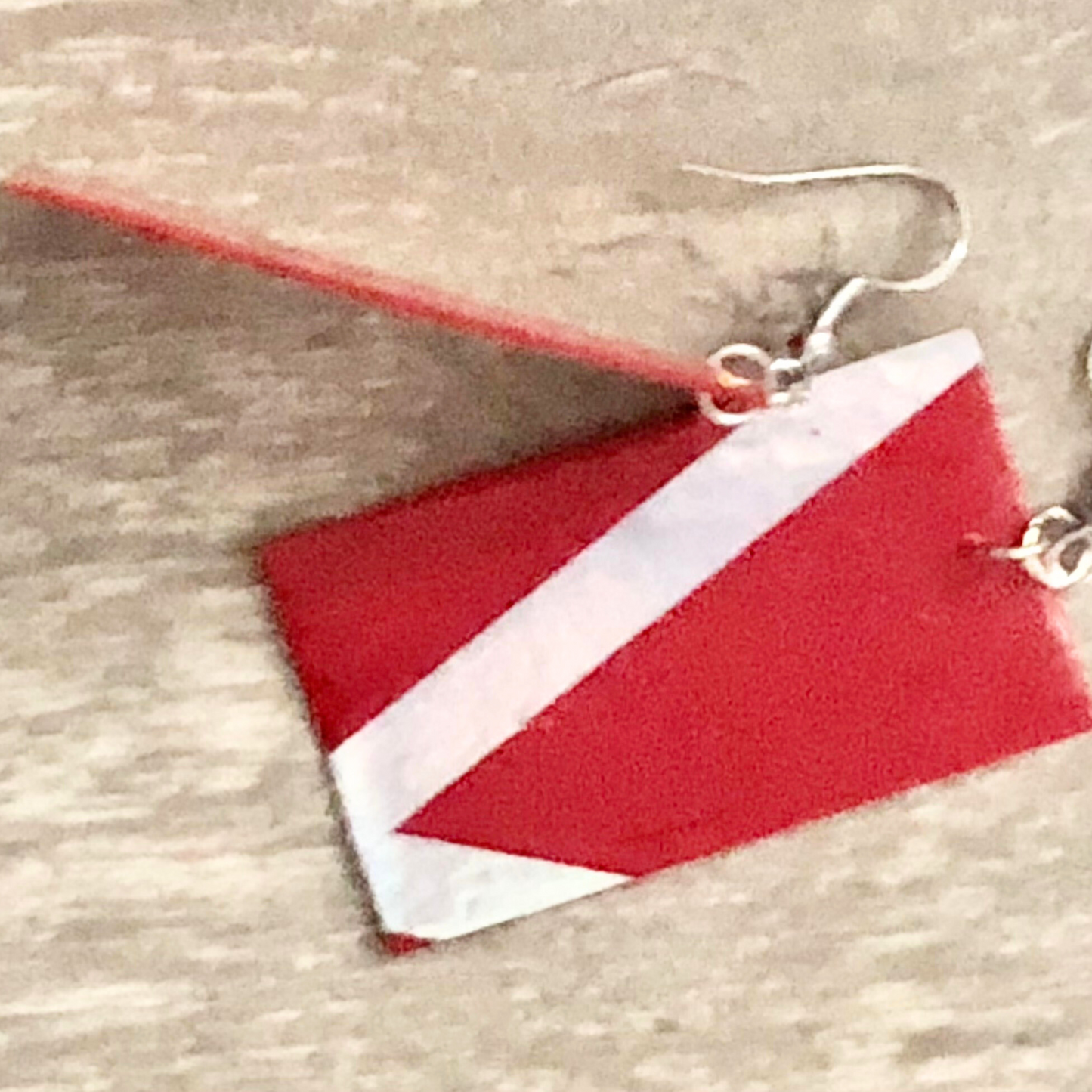 Handmade Red and Silver Earrings Set available now limited quantities available