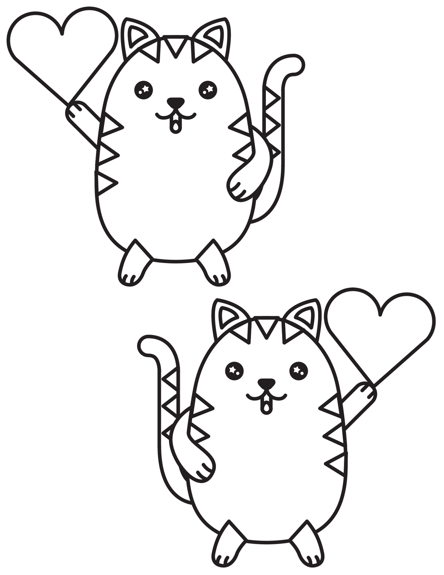 Whisker Wonders: 20 Adorable Cat Coloring Pages (Printable)