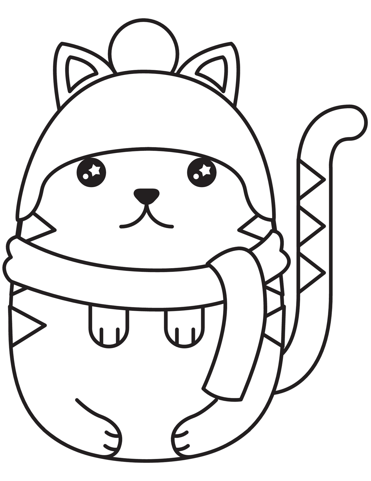 Whisker Wonders: 20 Adorable Cat Coloring Pages (Printable)