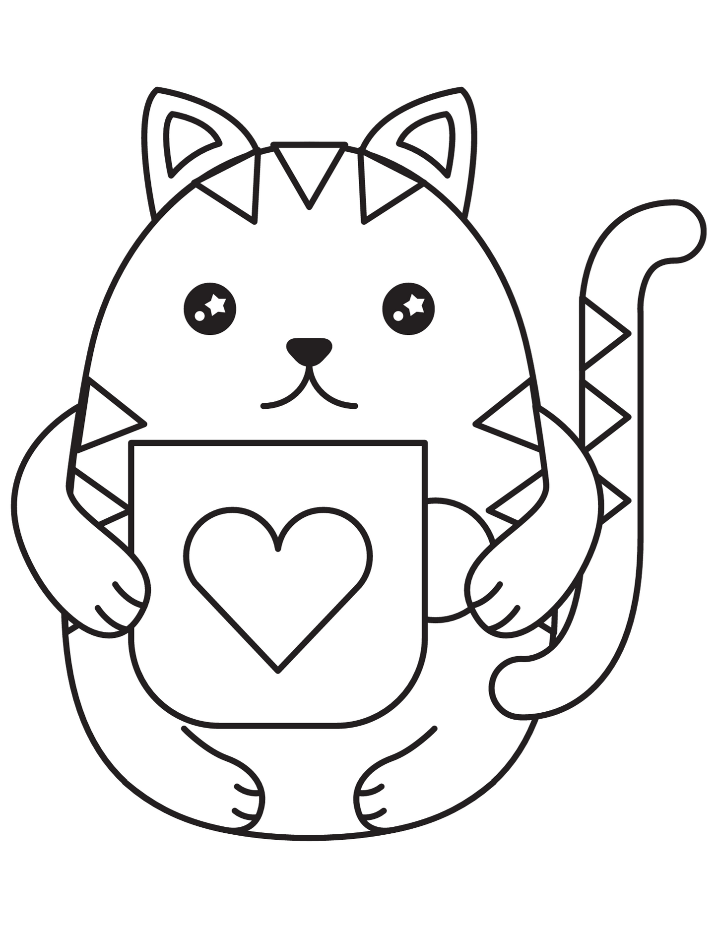 Whisker Wonders: 20 Adorable Cat Coloring Pages (Printable)