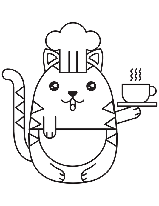 Whisker Wonders: 20 Adorable Cat Coloring Pages (Printable)