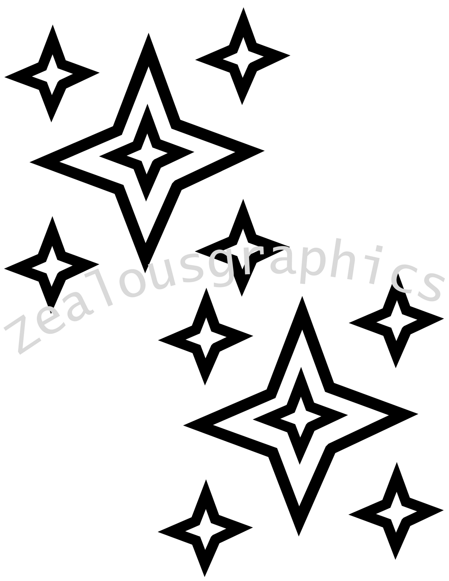 When stars come out coloring page