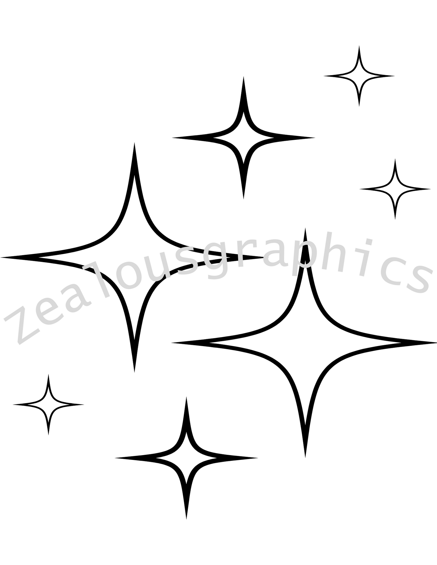 When stars come out coloring page