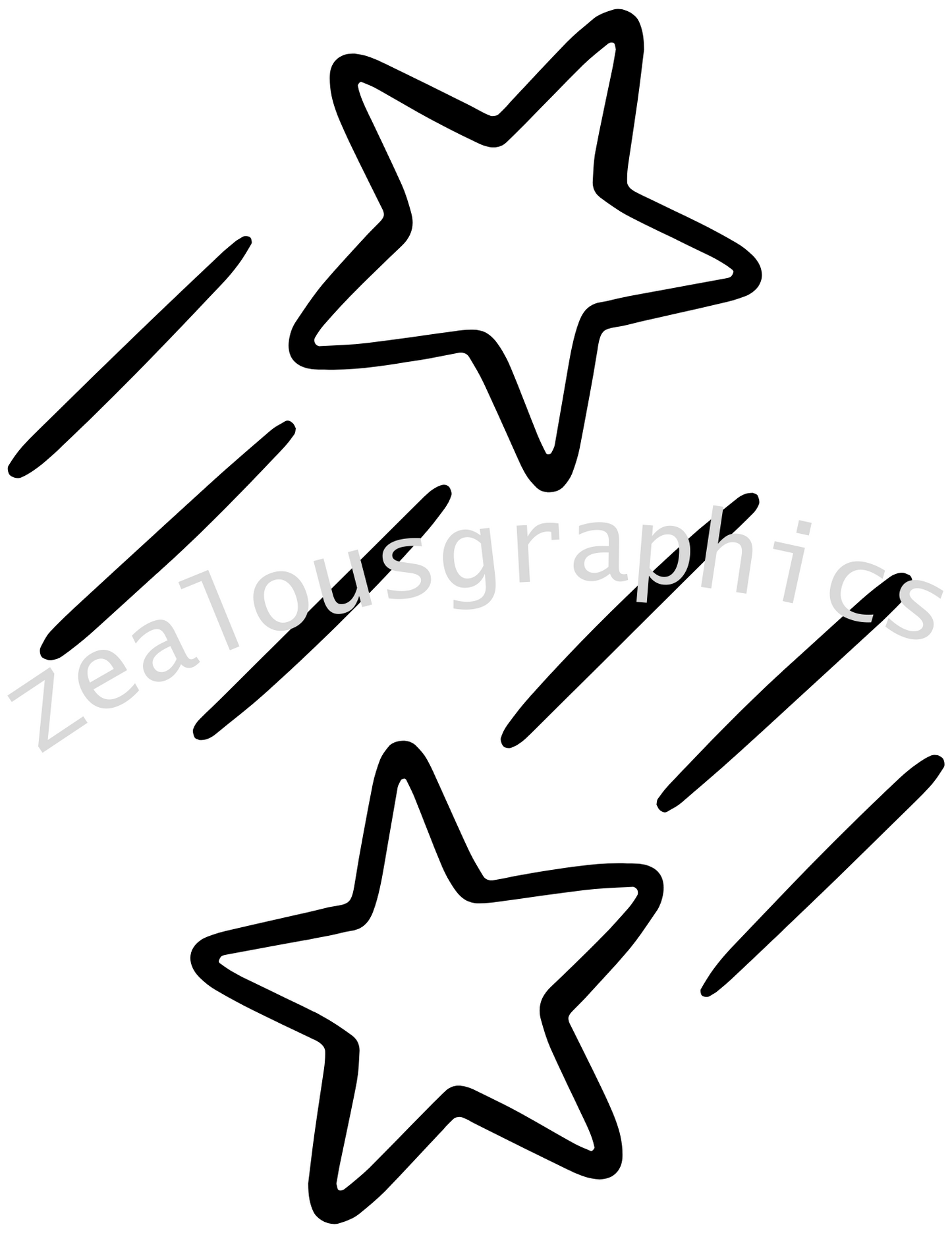 When stars come out coloring page