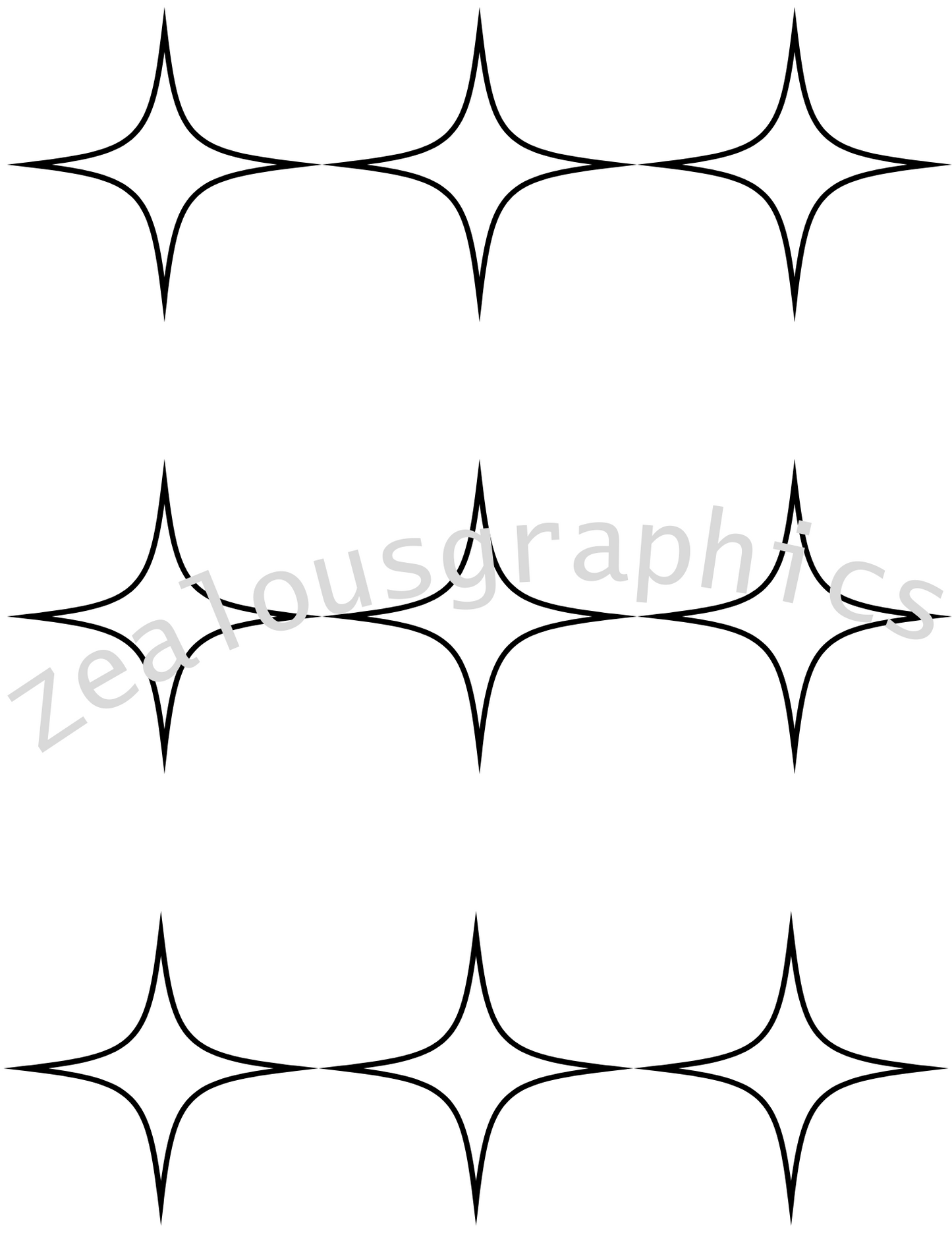 When stars come out coloring page