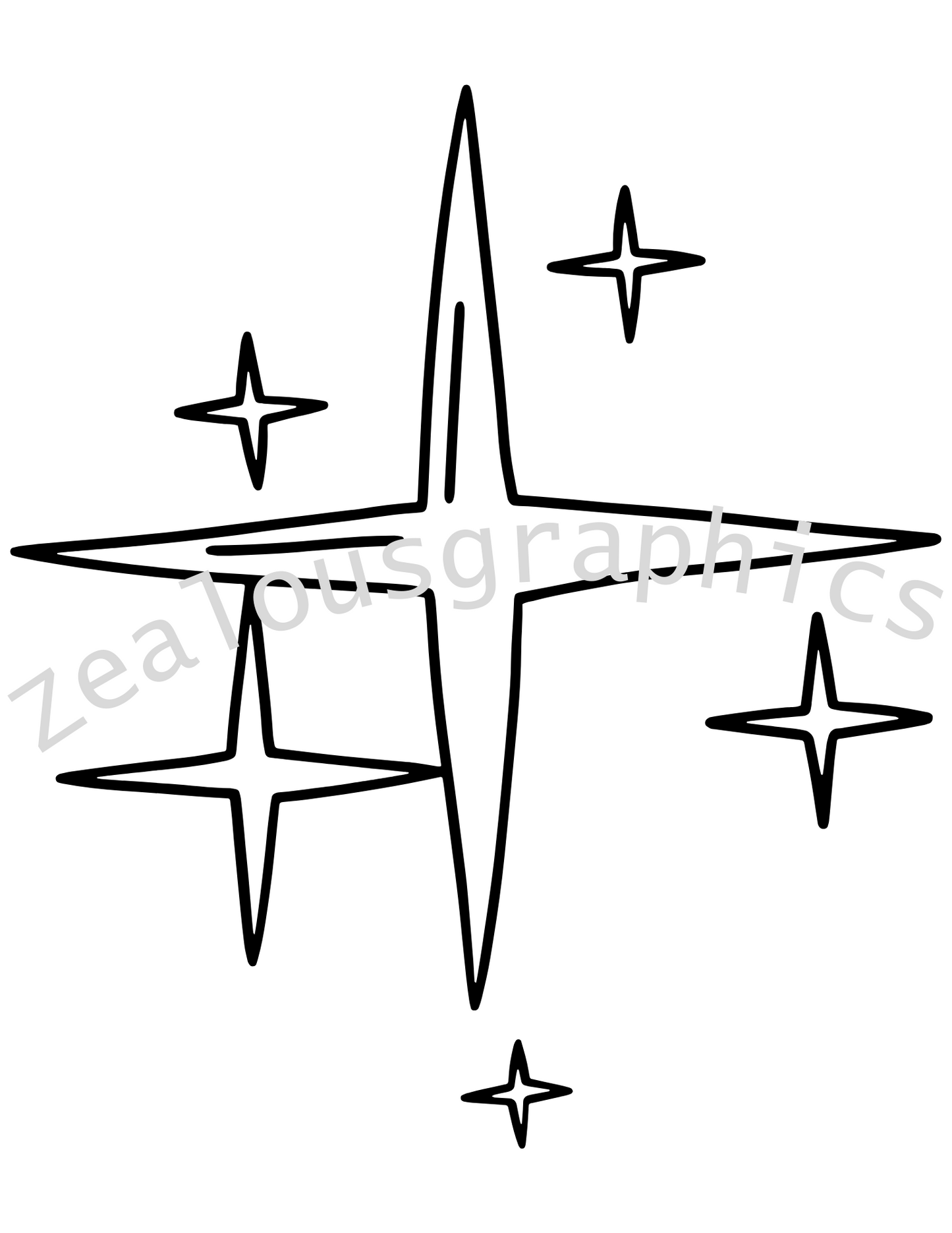 When stars come out coloring page