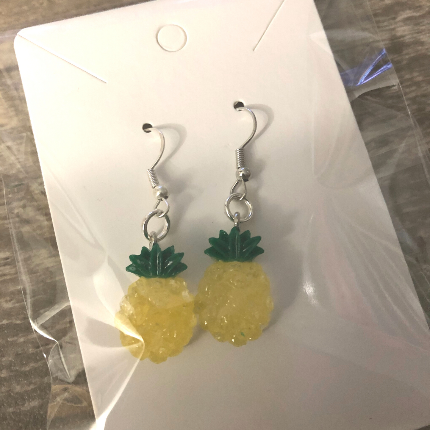 Handmade Pineapple Dangle Earrings