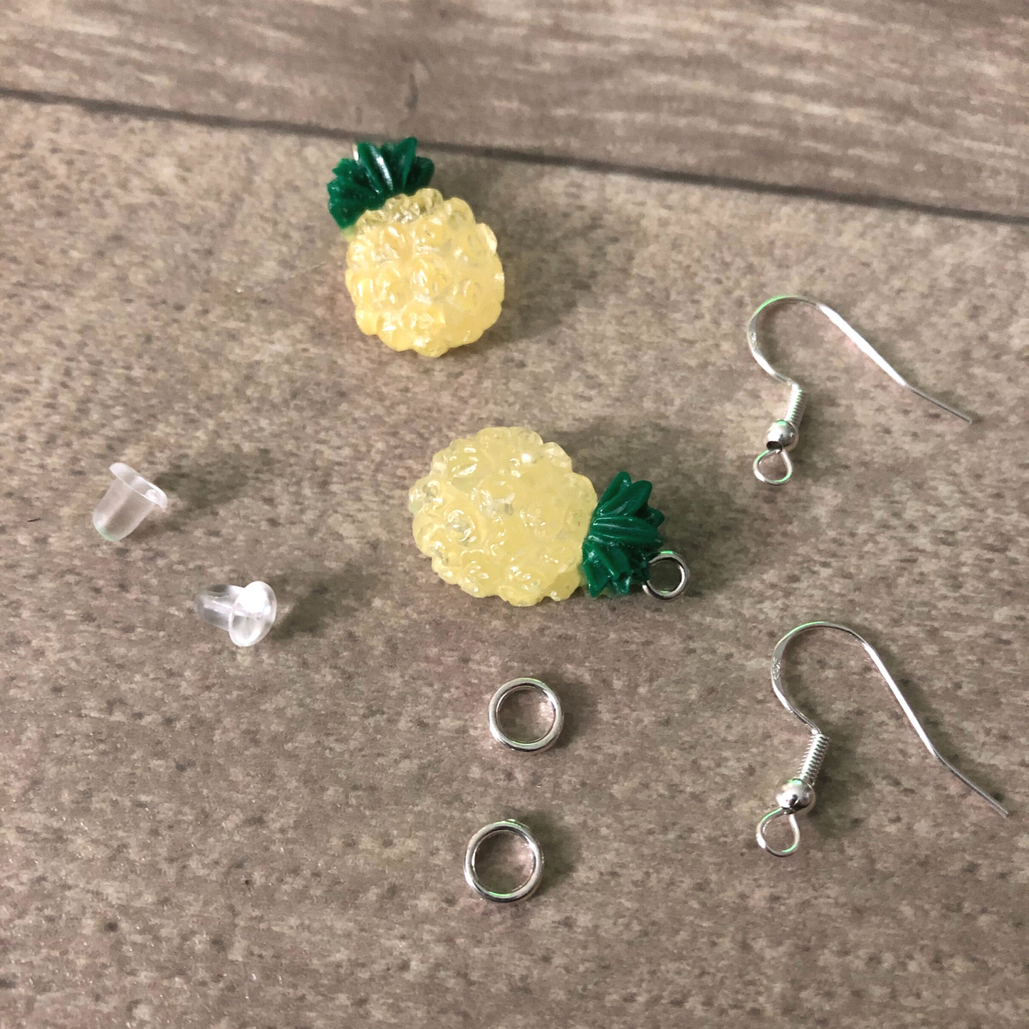 Handmade Pineapple Dangle Earrings