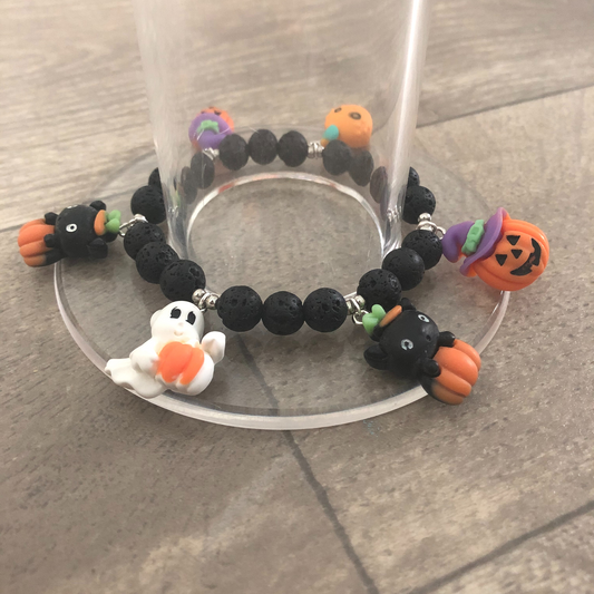 Halloween jewelry handmade with beads and charms